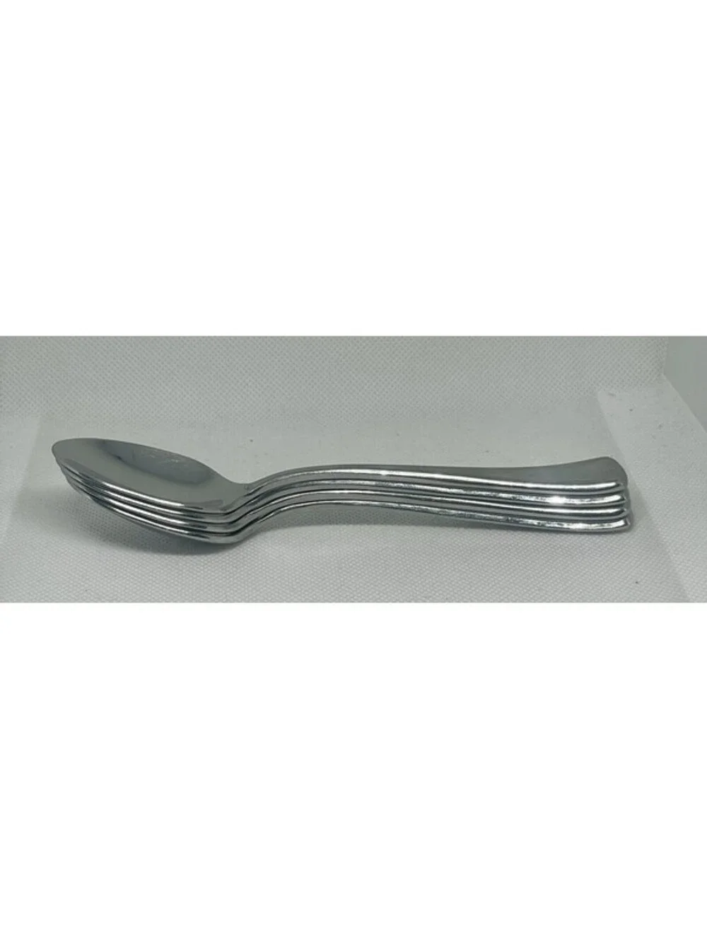 (4) Gorham STEPHANIE Glossy Stainless China Teaspoon Lot~ 6.25”